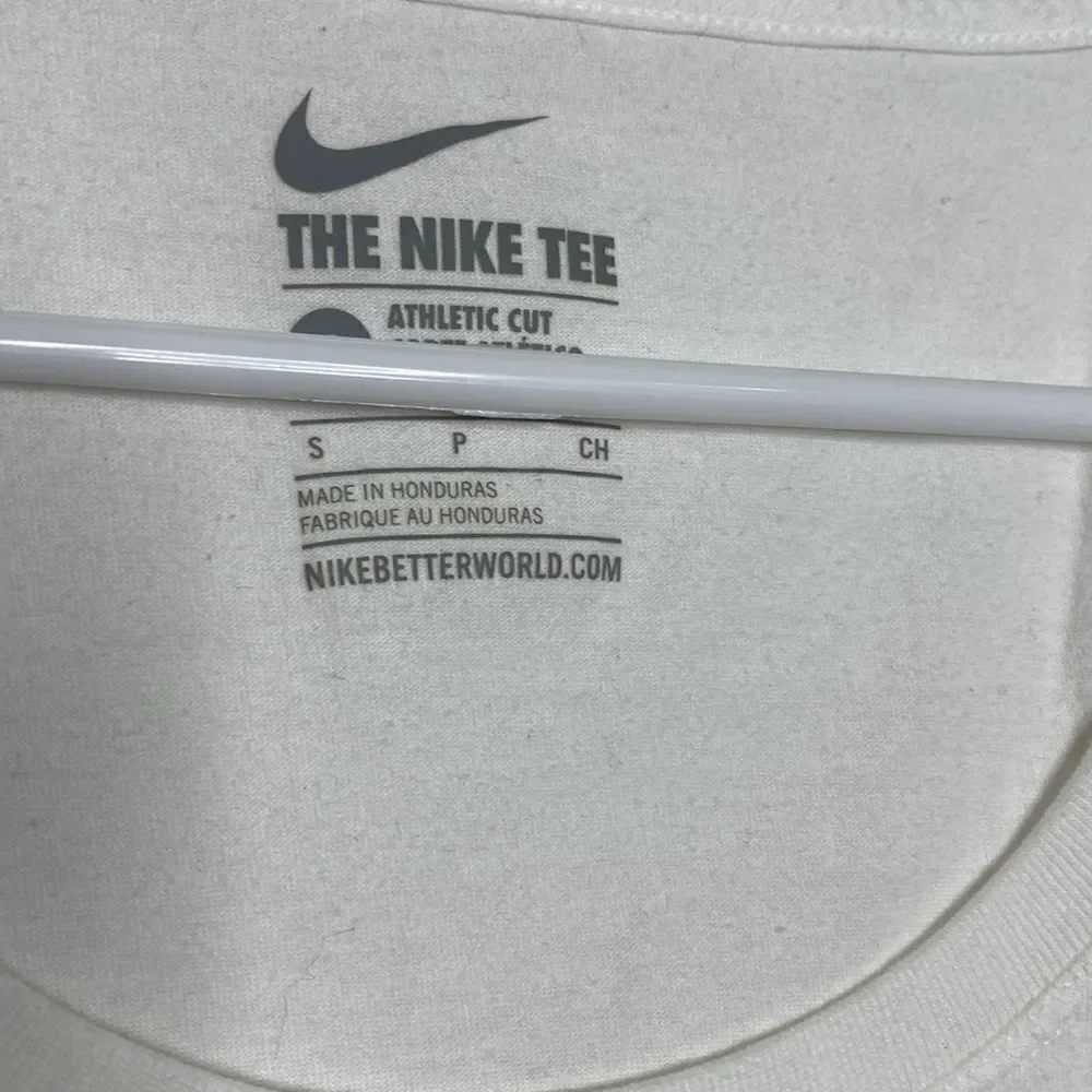 NIKE Women’s Two (2) White T Shirts with Print Size S